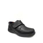 Zapatos escolares Luka velcro negro para Niños
