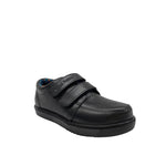 Zapatos escolares Edo velcro negro para Niños