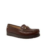 Mocasines Lizzy para mujer color cognac