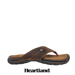 Sandalias slip on Gustav para hombre color café