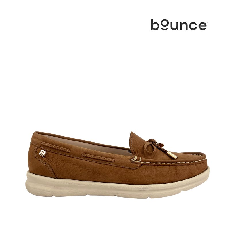 Mocasines Raque para mujer color tan