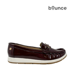 Mocasines Mirabell para mujer color burgundy