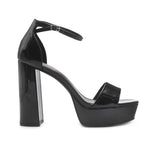 Sandalias de tacón Omega color negro
