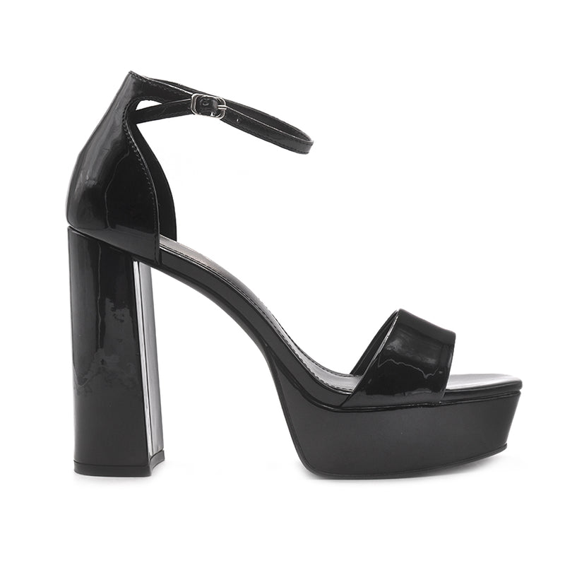 Sandalias de tacón Omega color negro