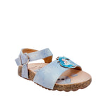 Sandalias Adelina celeste para niña