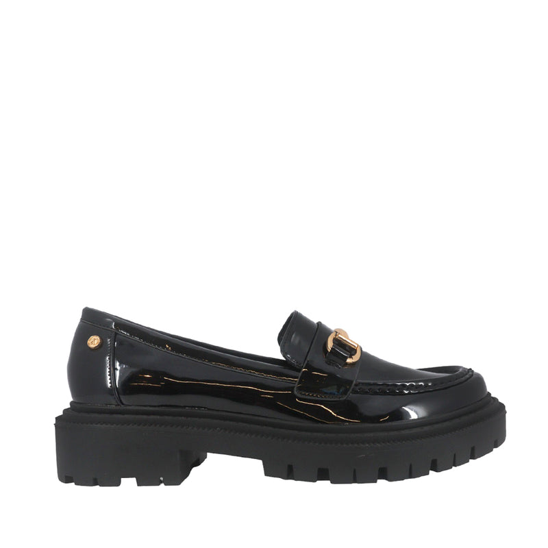 Mocasines Avrile color negro para mujer