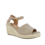 Sandalias de cuña Anaya color taupe para mujer