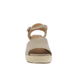 Sandalias de cuña Anaya color taupe para mujer