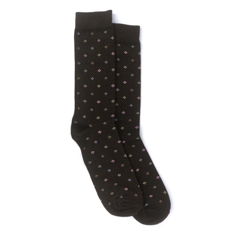 Calcetines Puntos cafe para Hombre