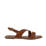 Sandalias flats Galatea color tan