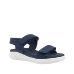 Sandalias de cuña Pame color navy