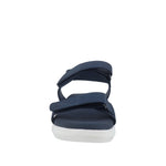 Sandalias de cuña Pame color navy