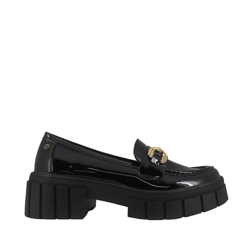 Mocasines Lucille color negro para mujer