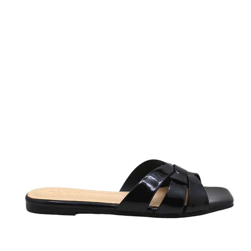 Sandalias flats Dariana color negro