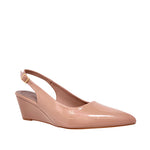 Cuñas slingback Vilma para mujer color nude