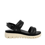 Sandalias flats Usha negro