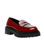 Mocasines Longhaul para mujer color burgundy