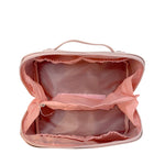Cosmetiquera color rosado