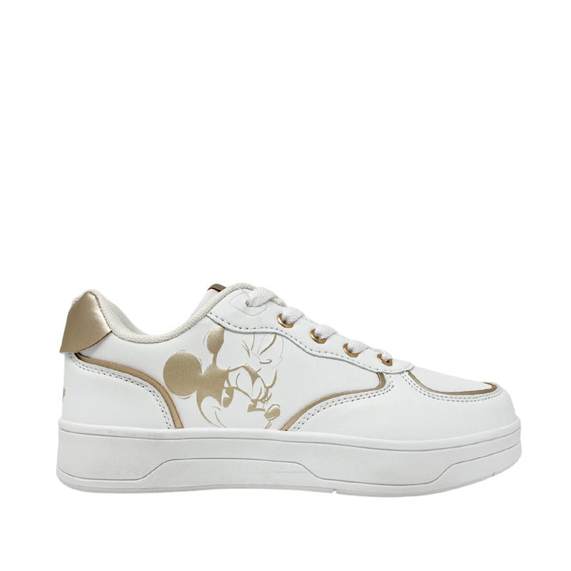 Sneakers Minnie para mujer color blanco