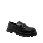 Mocasines escolares West para niña color negro