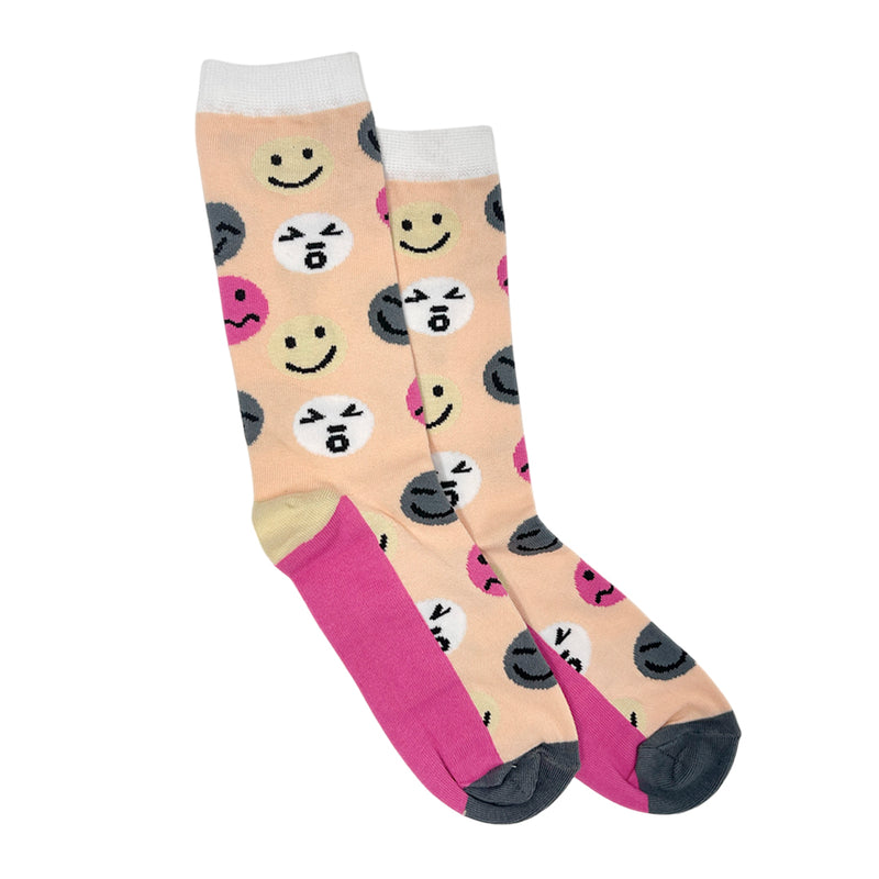 Calcetines Smile color rosado