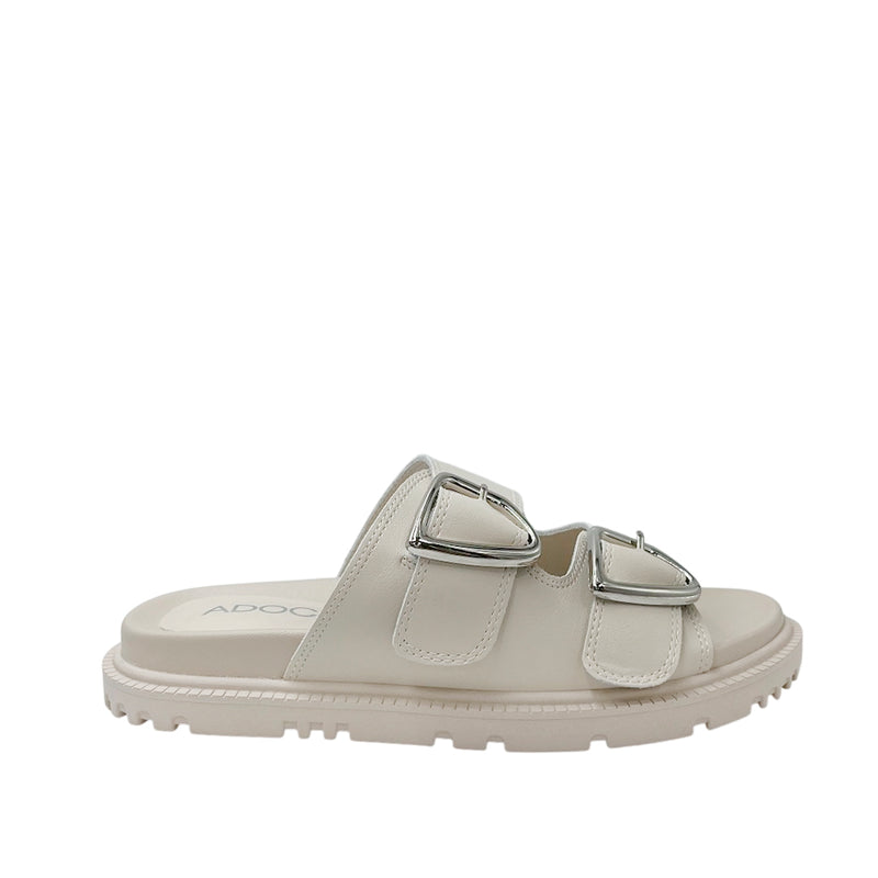 Sandalias slip on Elliana para mujer color hueso