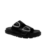 Sandalias slip on Elliana para mujer color negro