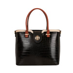 Cartera satchel Cam para mujer color negro
