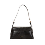 Cartera satchel Garne para mujer color negro