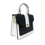 Cartera satchel Frankie para mujer color negro