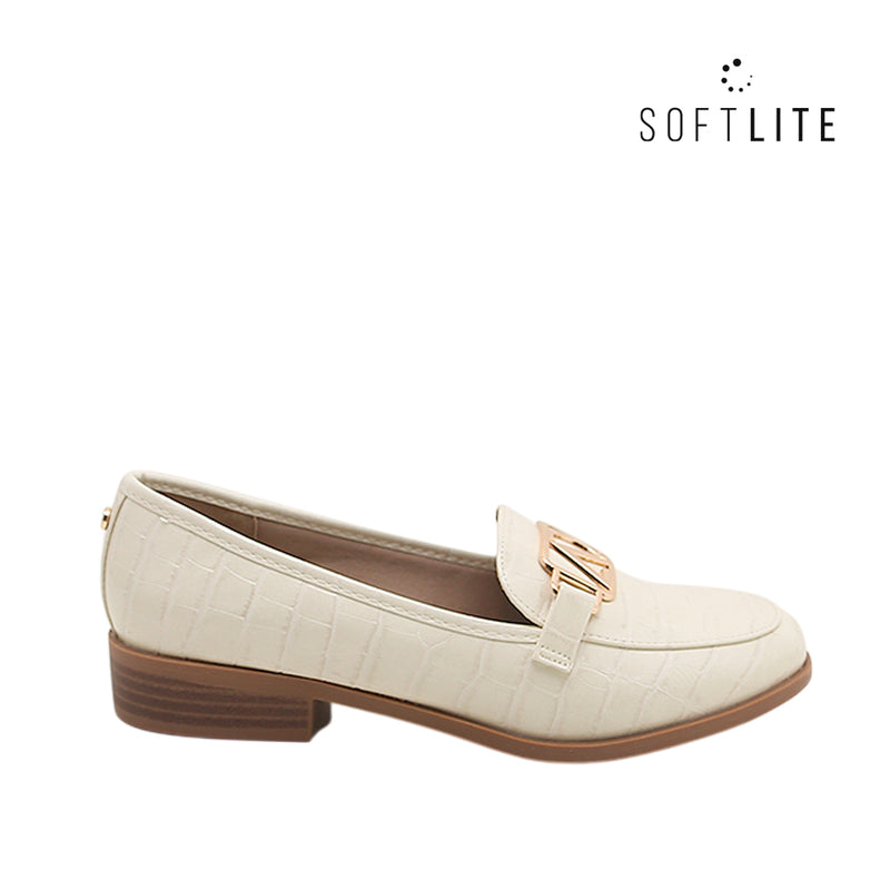 Mocasines Filomena para mujer color hueso