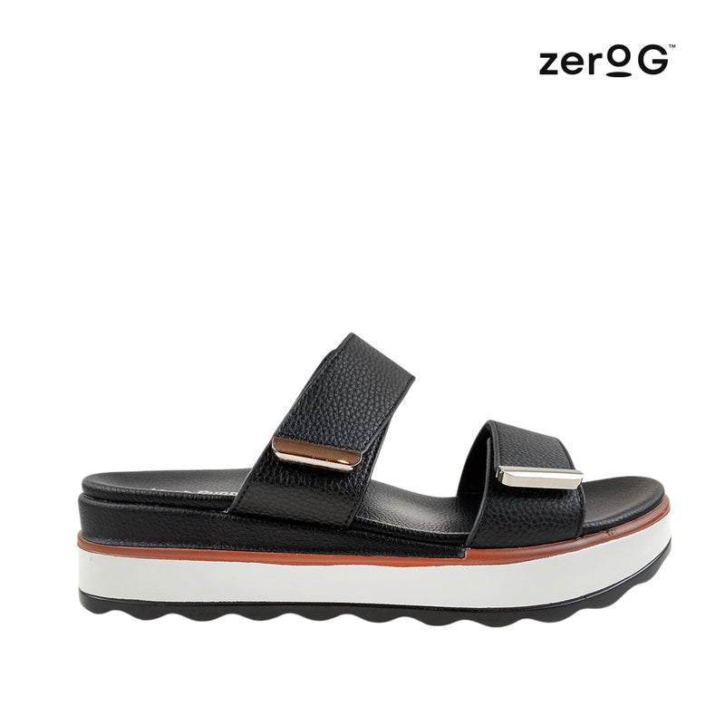 Sandalias flats Gillian para mujer color negro