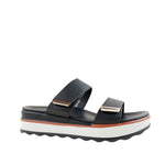 Sandalias flats Gillian para mujer color negro
