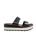 Sandalias flats Gillian para mujer color negro