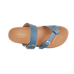 Sandalias flats Becky  celeste