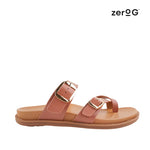 Sandalias flats Becky  tan