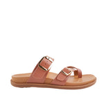 Sandalias flats Becky  tan