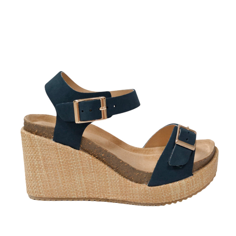 Sandalias Carmina navy para mujer
