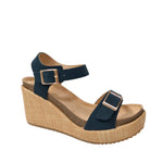 Sandalias Carmina navy para mujer