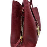 Cartera satchel Ember para mujer color vino