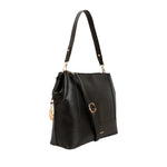 Cartera satchel Alma para mujer color negro