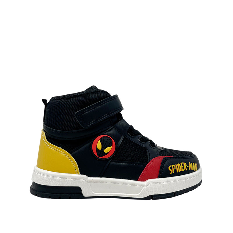 Sneakers Spider para niño color negro