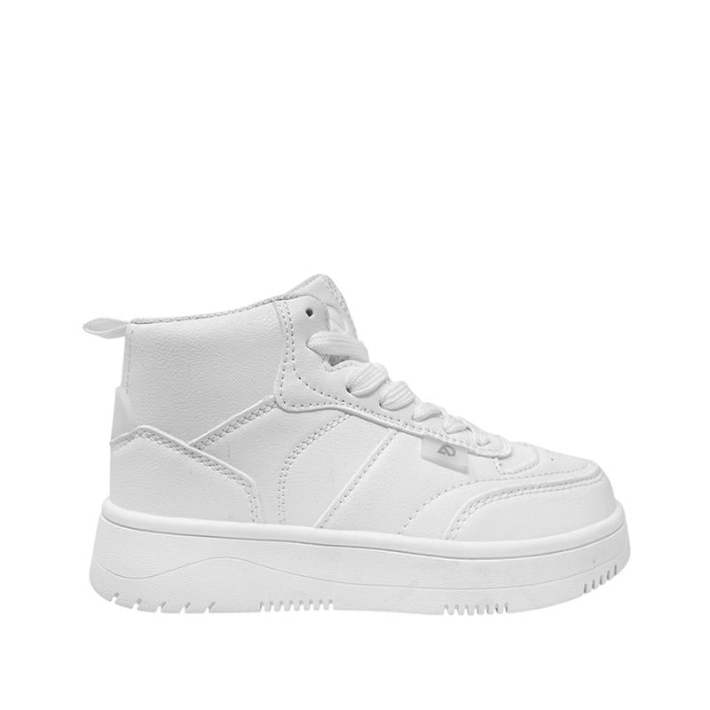 Tennis escolares Kellan para niña color blanco