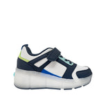 Sneakers con luces Glen para niño color blanco, azul y negro