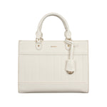 Cartera tote Rogan para mujer color hueso