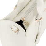 Cartera tote Rogan para mujer color hueso