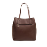 Cartera tote Ena para mujer color café