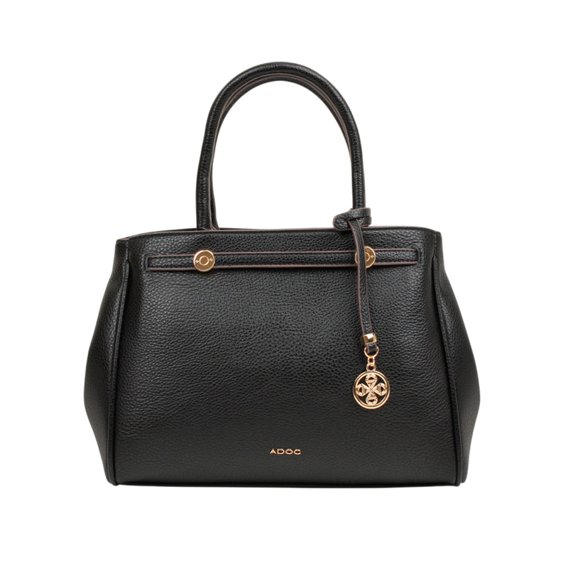 Cartera satchel Dina para mujer color negro