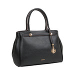 Cartera satchel Dina para mujer color negro