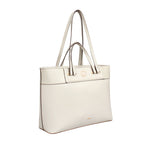 Cartera tote Indira para mujer color blanco